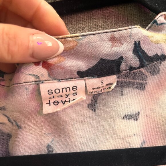 Mystic Nights Midnight Blue Print Midi Dress - Picture 6 of 6